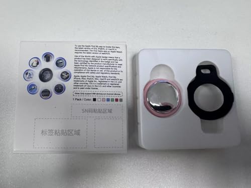 Tag Bluetooth Item Finder-4 Pack, Compatible with Apple Find My APP (iOS Only), 100dB Beep, Smart Tag Replaceable Battery, air tag and Locator for Keys/Luggage/Bags/Wallets etc., Black