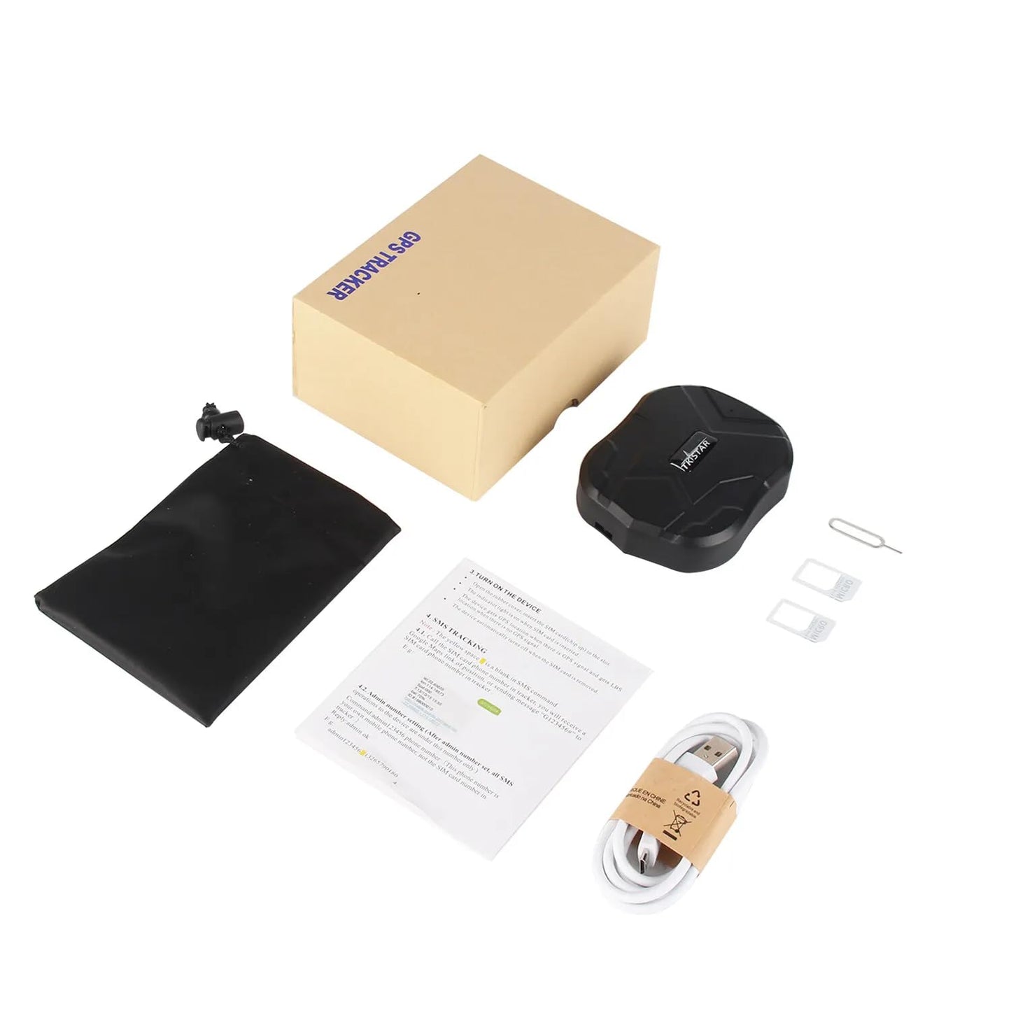 TKSTAR Mini GPS Tracker – Waterproof, Magnetic, Long Battery