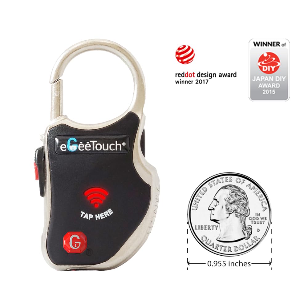 Smart TSA Travel Lock – Secure & Track Anywhere (Black, Single)