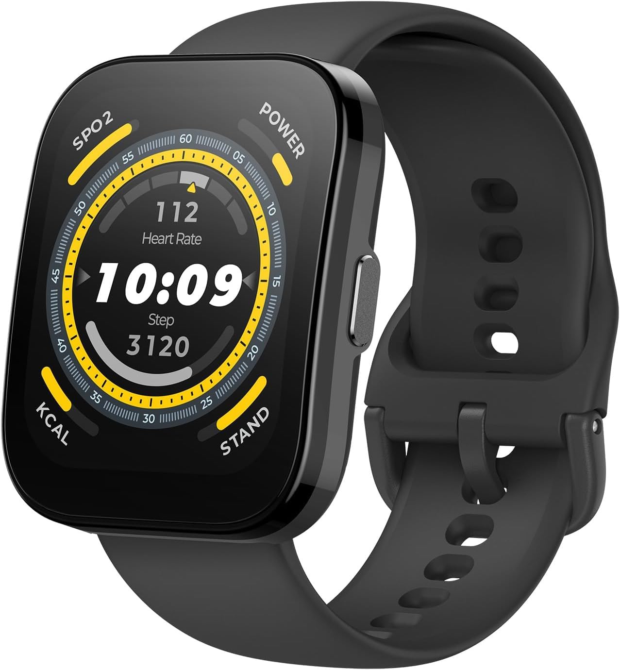 Bip 5 Smart Watch, 46mm, Bluetooth Calling, Alexa Built-in, GPS Tracking, 10-day Long Battery Life, Health Fitness Tracker With Heart Rate, Blood Oxygen Monitoring - Black