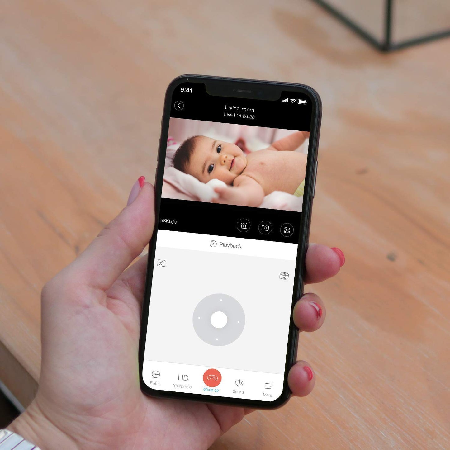 Pet Camera 2K, Indoor Cameras, Dog Camera, 360° Home Security Cameras, Color Night Vision, Motion Tracking, 2-Way Talk, Cloud&SD, APP Control, Works with Alexa
