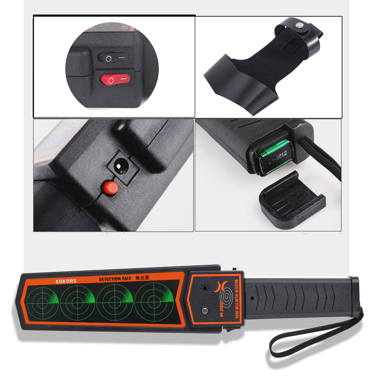 Handheld Metal Detector Wand – Portable Security Scanner