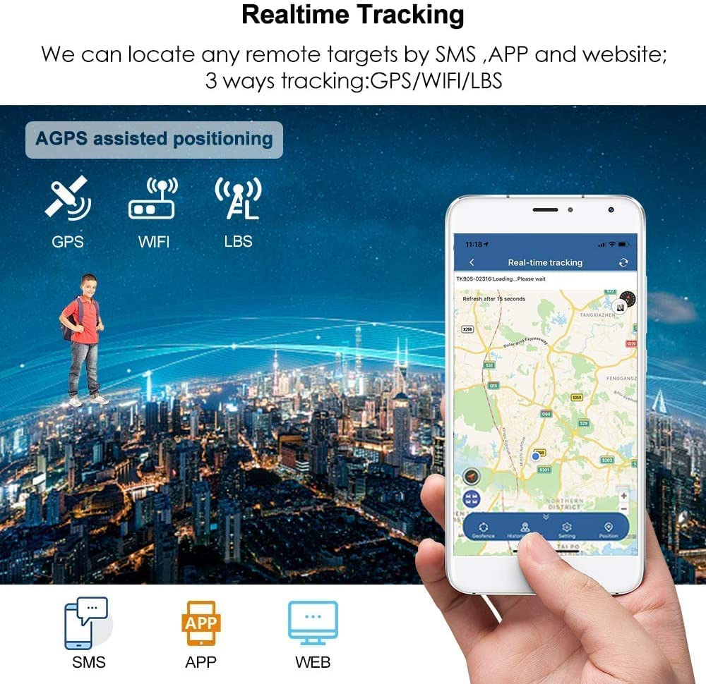Zeerkeer Mini GPS Tracker – Real-Time, Hidden, TK913