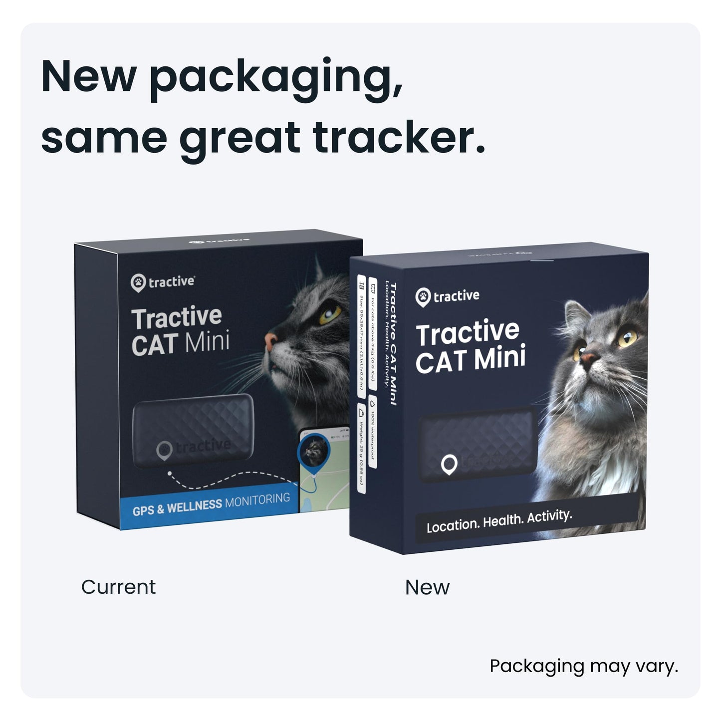 Tractive Mini Cat Tracker – Real-Time GPS, Safety Collar