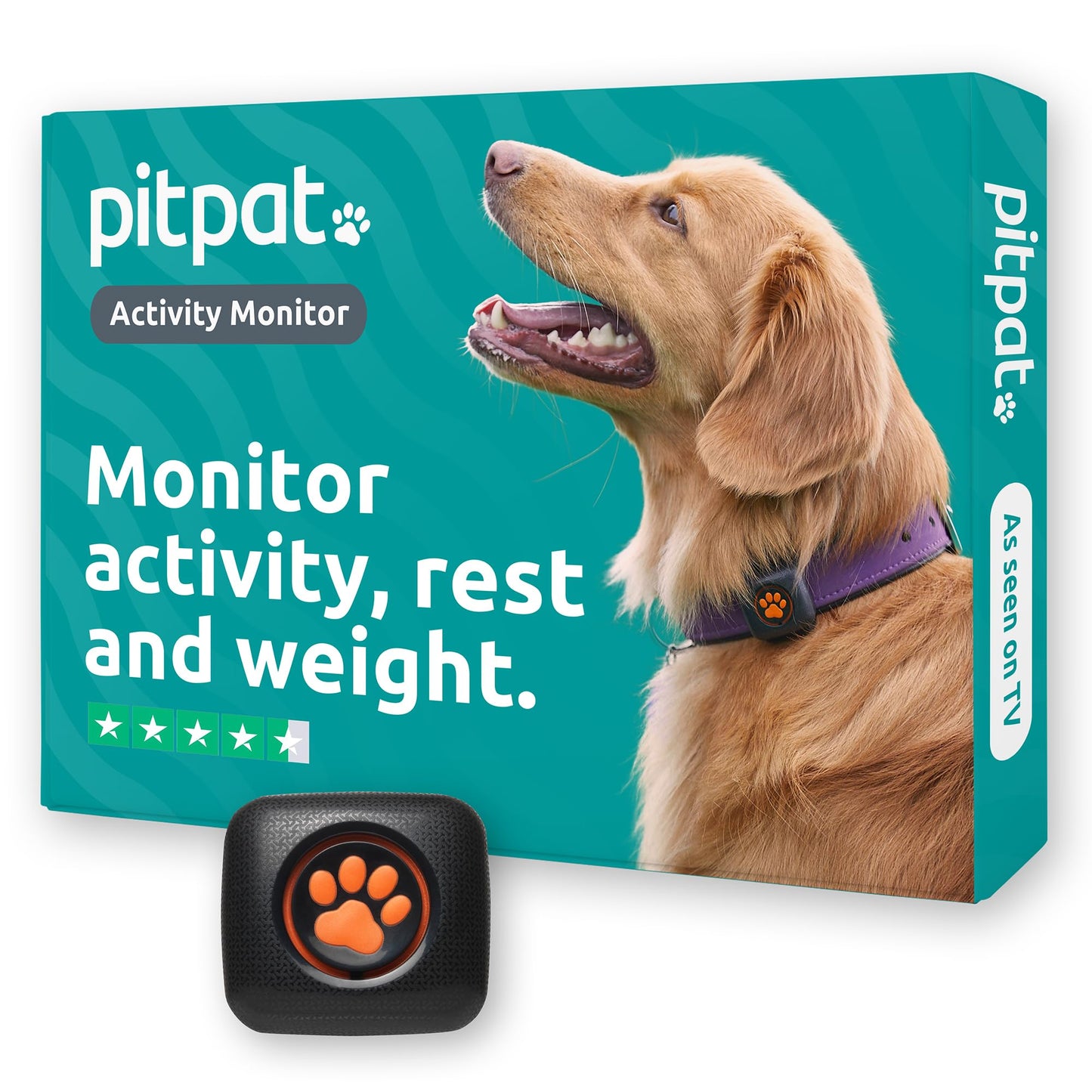 PitPat Dog Fitness Tracker – No GPS, No Charging, Waterproof