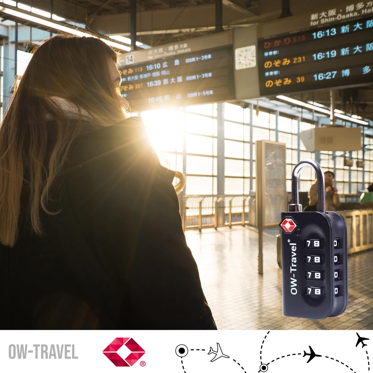 Travel TSA Approved Luggage Locks Suitcase Locks (2 Pack Black) 4 Digit Security Suitcase Padlock. Travel Bag Combination Luggage Padlocks for Suitcases. TSA Travel Lock for Bags and Cases