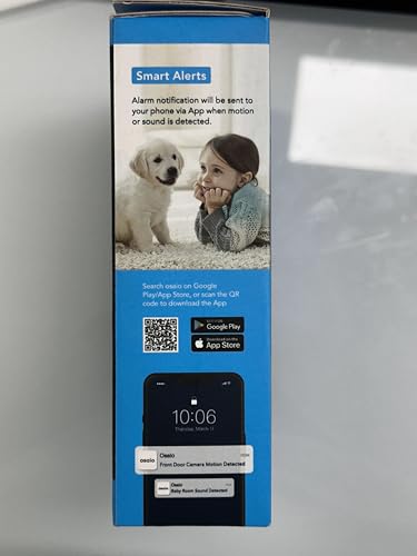 Indoor Security Camera 1080P, 2-Pack WiFi CCTV with Night Vision & 2-Way Audio