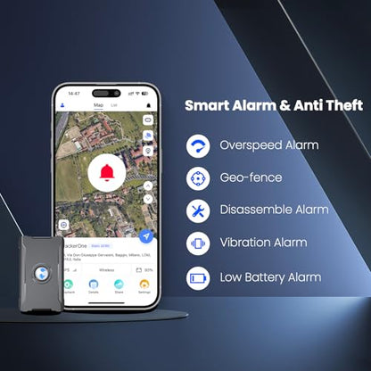 GPS Car Tracker – 90-Day Battery, Real-Time, Magnetic
