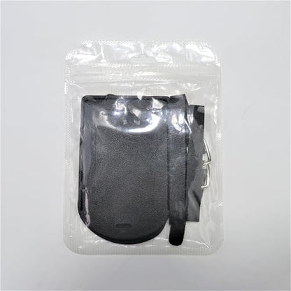 Redamancy Leather Luggage Tags – 2 Pack Travel Bag Labels (Black)