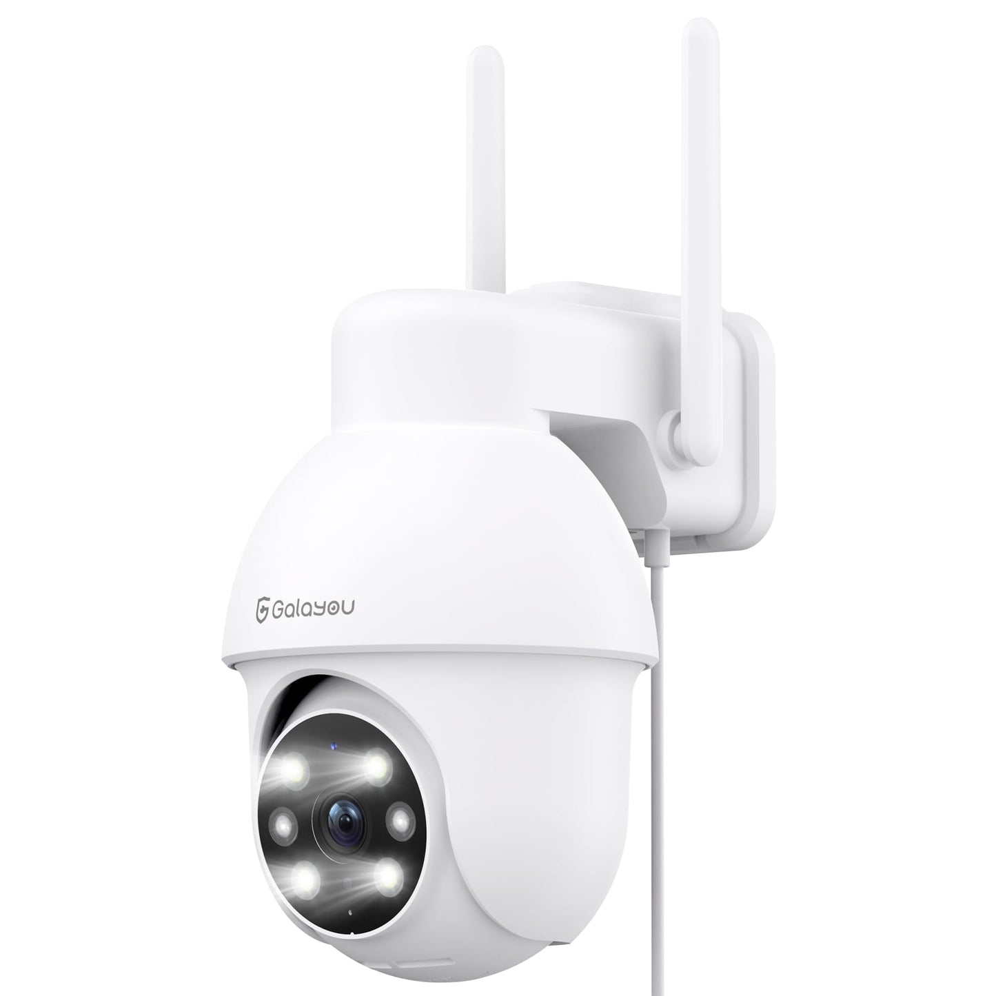 2K Outdoor WiFi Security Camera, 360° Pan-Tilt, Night Vision (Y4)
