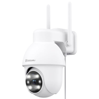 2K Outdoor WiFi Security Camera, 360° Pan-Tilt, Night Vision (Y4)