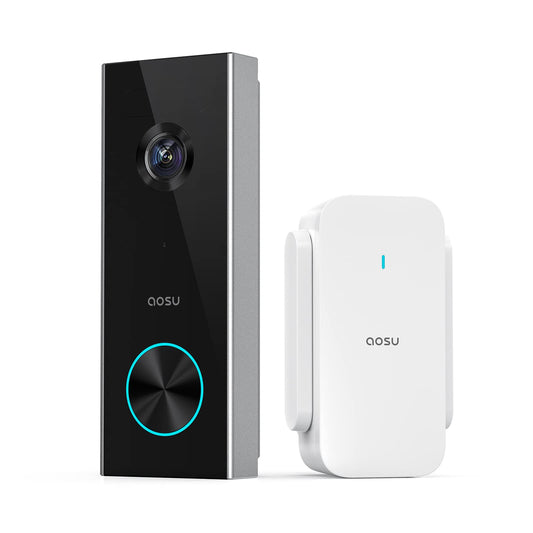 Wireless 2K Video Doorbell – Battery, Wi-Fi, Alexa Ready