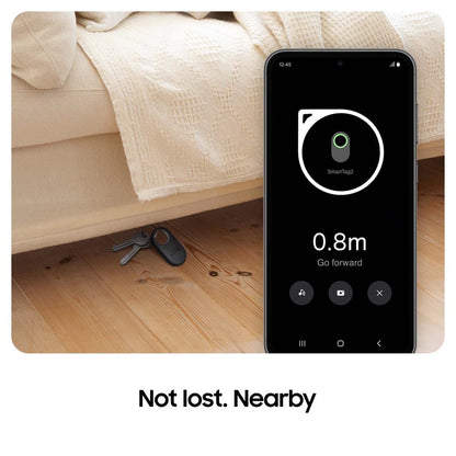 SmartTag2 Bluetooth Tracker (1 Pack), Compass View AR, Find Lost Mode, Black