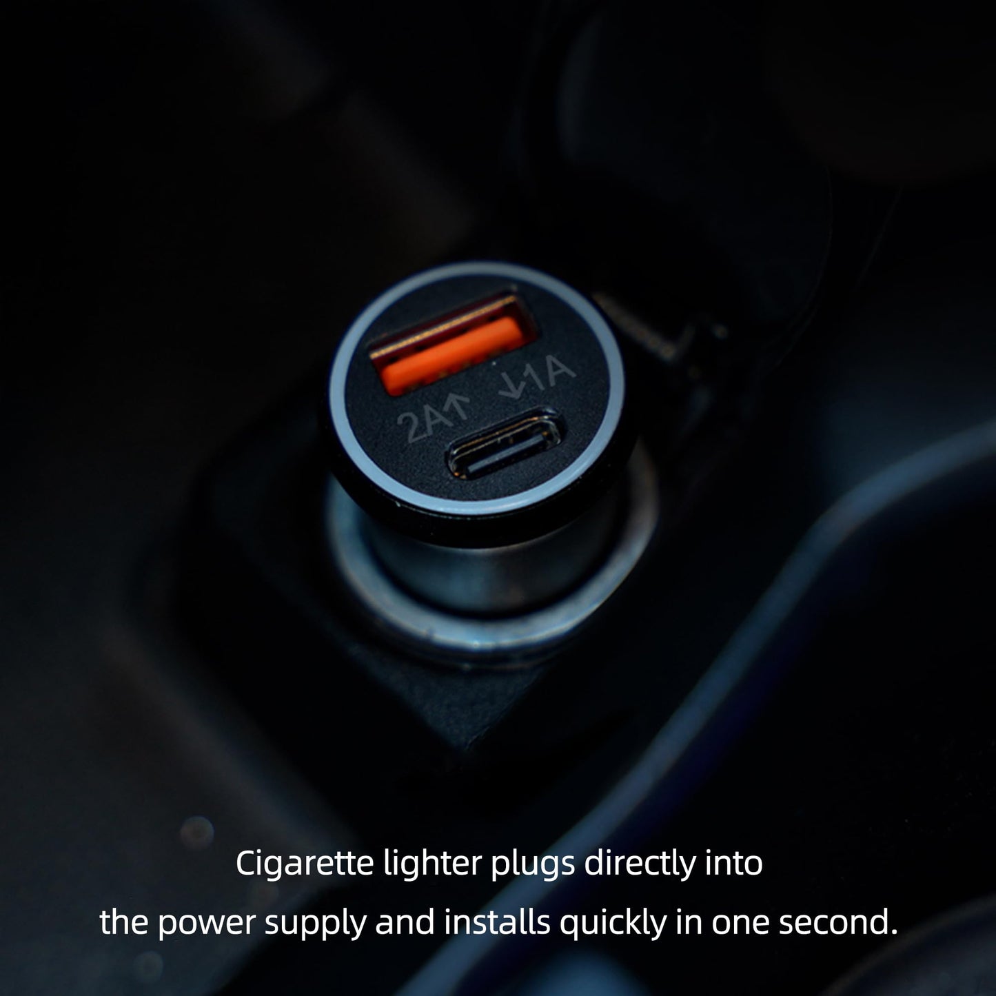 Car Anti-Loss Device with Charging Port - Real-Time Location Tracking, Compatible with Apple Find My (iOS Only)