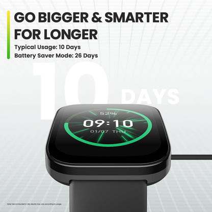 Bip 5 Smart Watch, 46mm, Bluetooth Calling, Alexa Built-in, GPS Tracking, 10-day Long Battery Life, Health Fitness Tracker With Heart Rate, Blood Oxygen Monitoring - Black