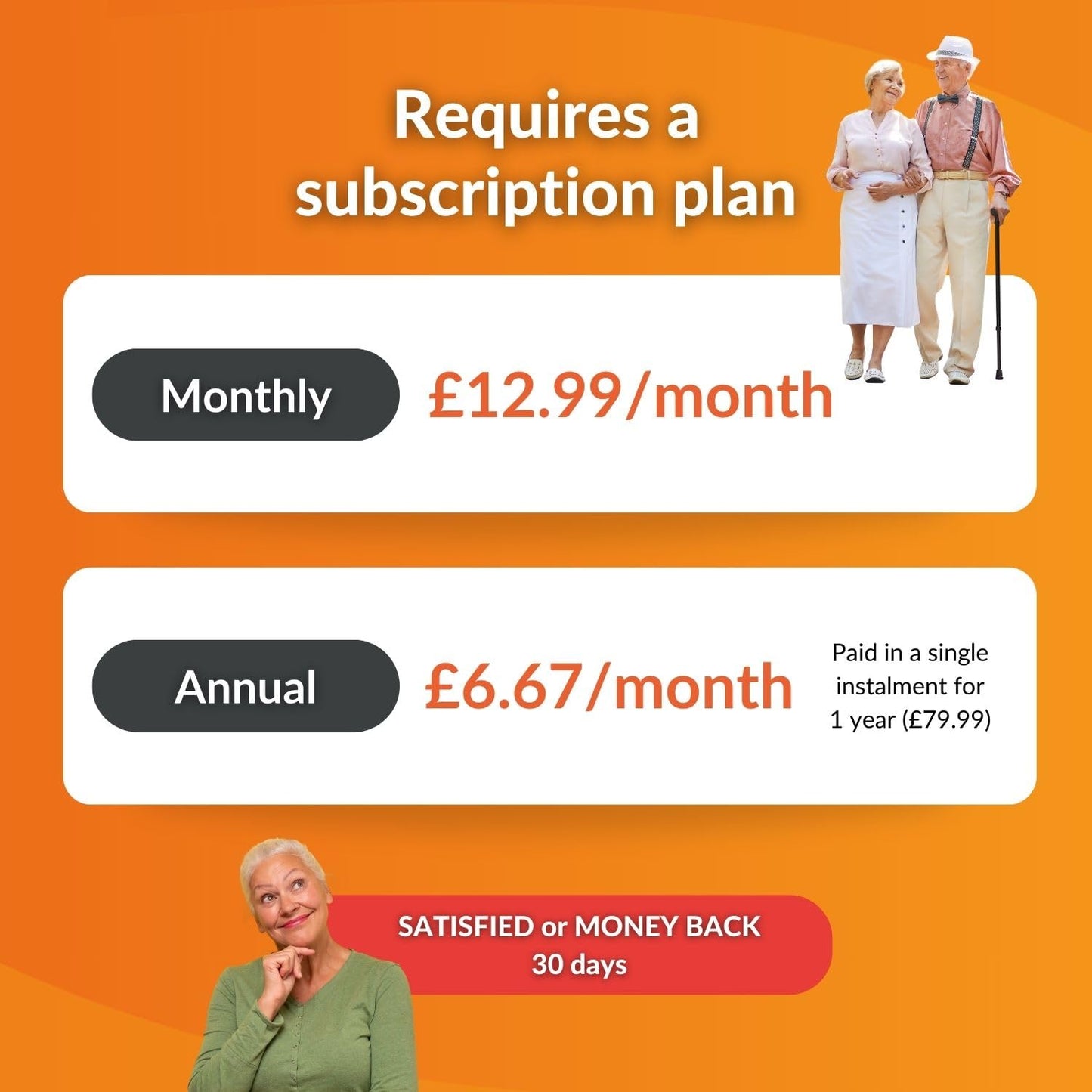 Weenect GPS Panic Button – Elderly, 7-Day Battery, SOS