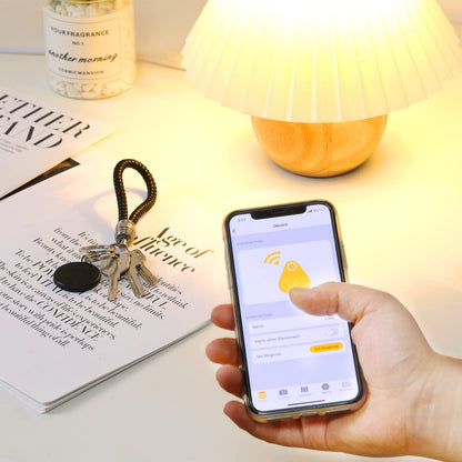 5 Packs Portable GPS Tracking Mobile Tracking Anti Loss Smart Device Key Finder Locator GPS Finders Tracker Device for Pets Dog Cat Wallet Keychain Luggage, Alarm Reminder(Classic)
