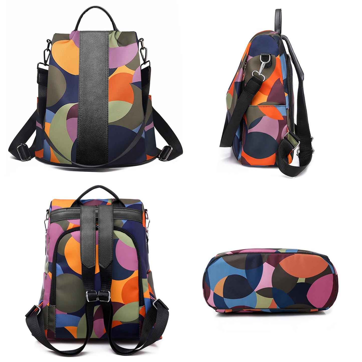 Women Backpack Ladies Rucksack Waterproof Nylon School bags Anti-theft Daypack Shoulder Bags