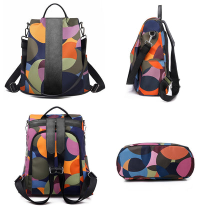 Women Backpack Ladies Rucksack Waterproof Nylon School bags Anti-theft Daypack Shoulder Bags