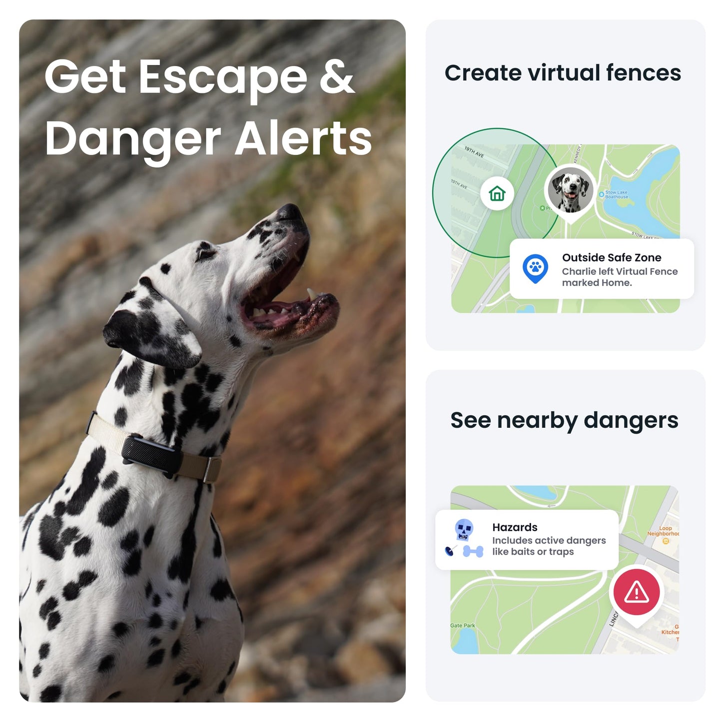 Tractive Smart Dog GPS Tracker 2025 – Black