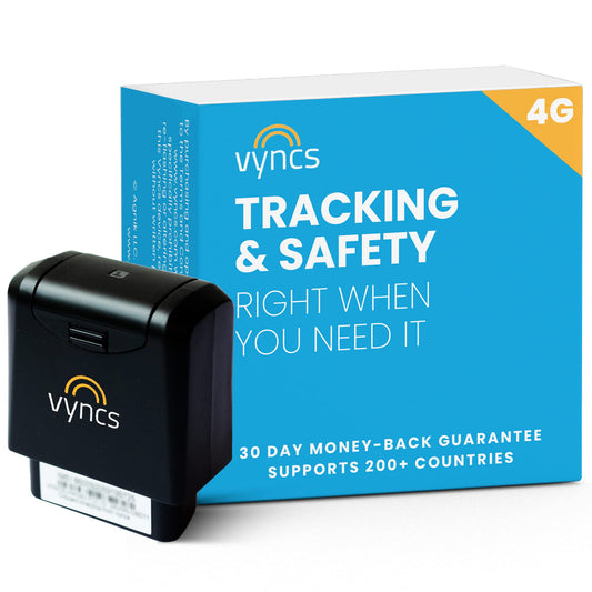 GPS Tracker for Vehicles, [No Monthly Fee], 4G LTE, Vehicle Location, Trip History, Driving Alerts, GeoFence, Fuel Economy, OBD Fault Codes, USA-Developed, Family or Fleets