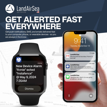 LandAirSea 54 GPS Tracker, Waterproof Magnet Mount. Full Global Coverage. 4G LTE Real-Time Tracking for Vehicle, Asset, Fleet, Elderly and more. Subscription is required