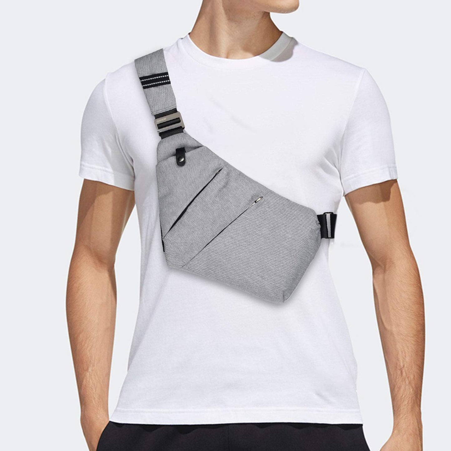 Men's 1.0 Sling Bag, Grey, Medium