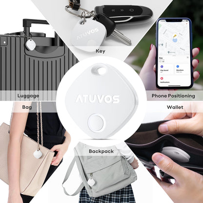 ATUVOS Smart Key Finder – Apple Find My, Waterproof, 1 Pack