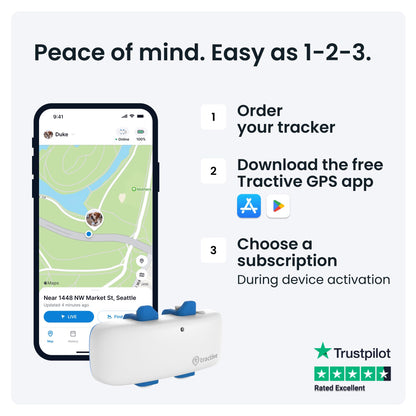 Tractive GPS Dog Tracker – Real-Time Location, Health Alerts