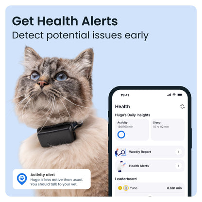 Tractive Mini Cat Tracker – Real-Time GPS, Safety Collar