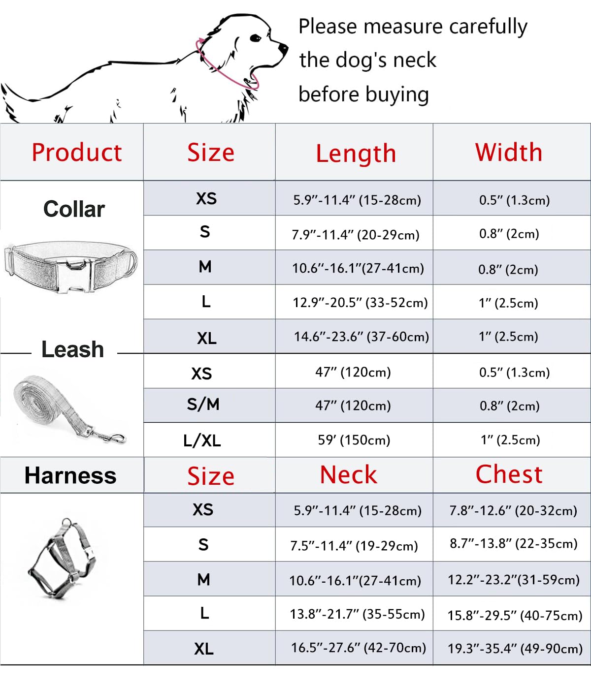 Personalised Plaid Dog Collar with Metal Buckle & Engraved Name