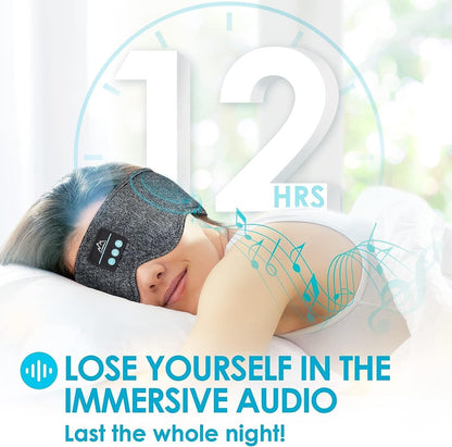 Sleep Headphones Gifts for Women Men: Snoozeband Sleep Headphones Headband Bluetooth Sleep Mask Headphones, Cool Mens Gadgets for Teenage Boys Mens Gifts for Christmas Stocking Fillers for Men Women