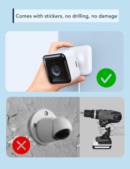 Indoor Security Camera 1080P, 2-Pack WiFi CCTV with Night Vision & 2-Way Audio