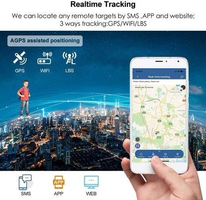 Zeerkeer Mini GPS Tracker – Real-Time, Hidden, TK913