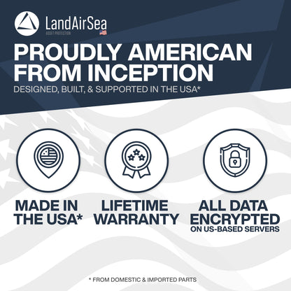 LandAirSea 54 GPS Tracker, Waterproof Magnet Mount. Full Global Coverage. 4G LTE Real-Time Tracking for Vehicle, Asset, Fleet, Elderly and more. Subscription is required