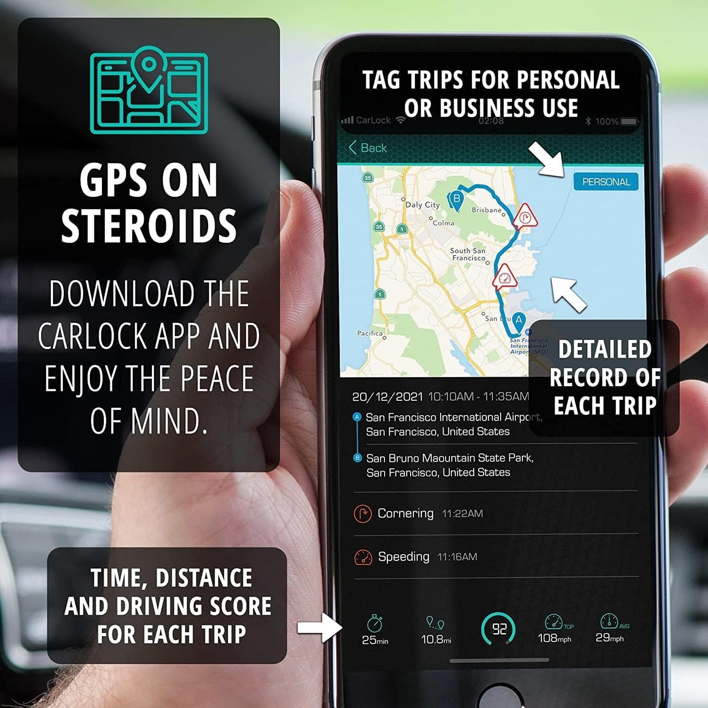 Anti-Theft Car GPS Tracker – Real-Time, OBD, App Alerts