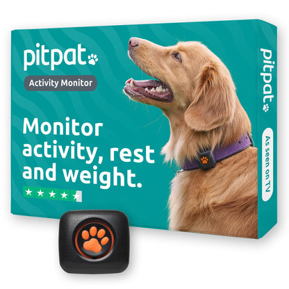 PitPat Dog Fitness Tracker – No GPS, No Charging, Waterproof