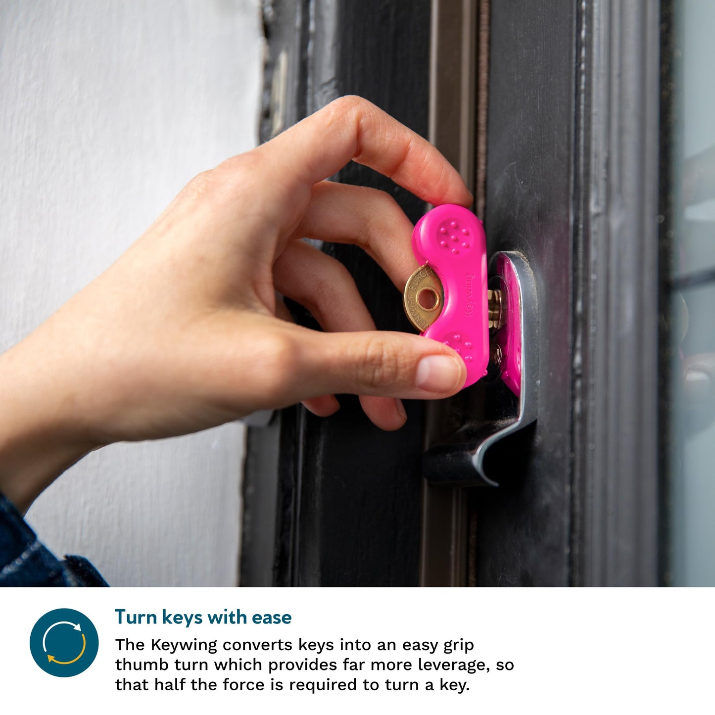 Key Turner Aid. Perfect key extender & artritis reumatoide products. Helpful gadgets for people with arthritis, senior aids for daily living, arthritis gadgets for hands & rheumatoid arthritis