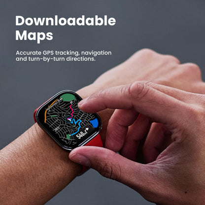Bip 6 Smart Watch 46mm, 14 Day Battery, 1.97" AMOLED Display, GPS & Free Maps, AI, Bluetooth Call & Text, Health, Fitness & Sleep Tracker, 140+ Workout Modes, 5 ATM Water-Resistance, Charcoal