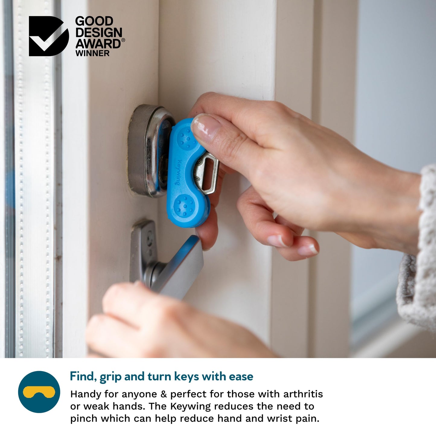 Key Turner Aid. Perfect key extender & artritis reumatoide products. Helpful gadgets for people with arthritis, senior aids for daily living, arthritis gadgets for hands & rheumatoid arthritis
